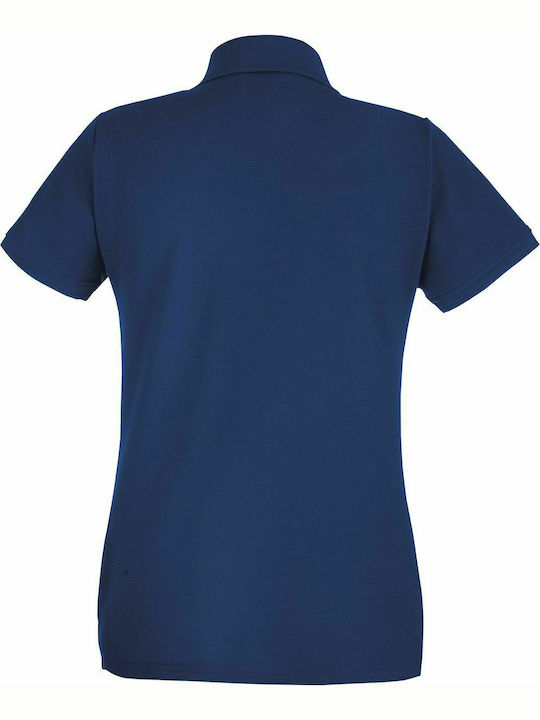 Fruit of the Loom Premium Women's Short Sleeve Promotional Blouse Navy Blue