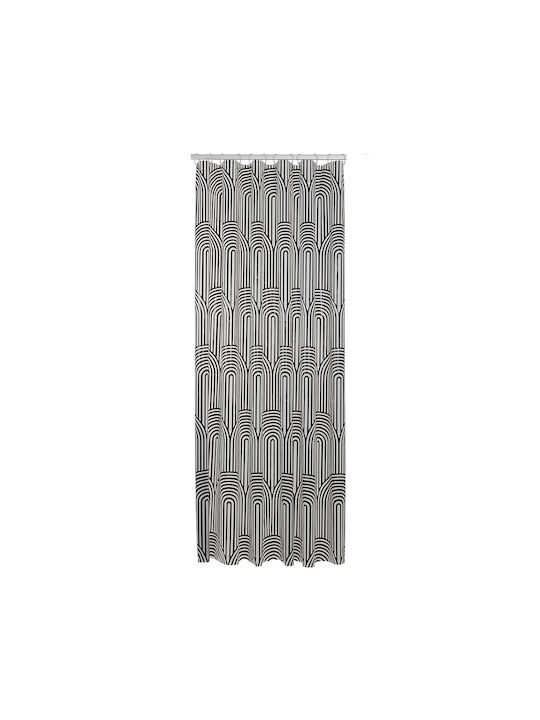 Sealskin Brave Κουρτίνα Μπάνιου 180x200 cm Black