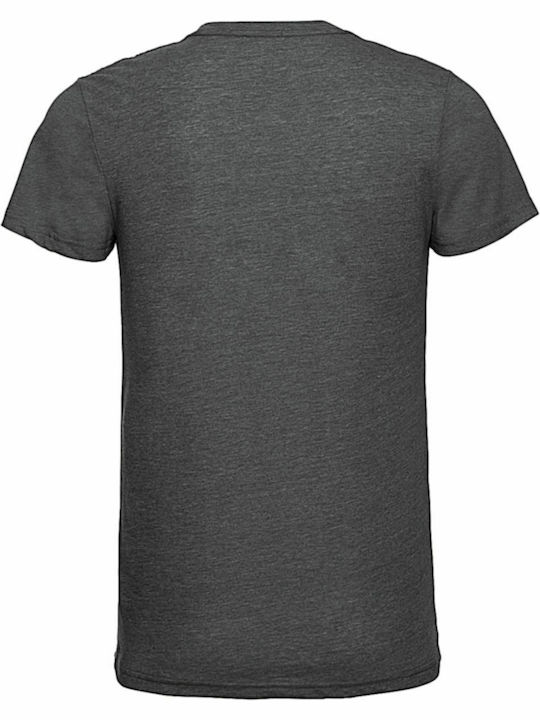 Russell Europe HD Men's Short Sleeve Promotional T-Shirt Grey Marl