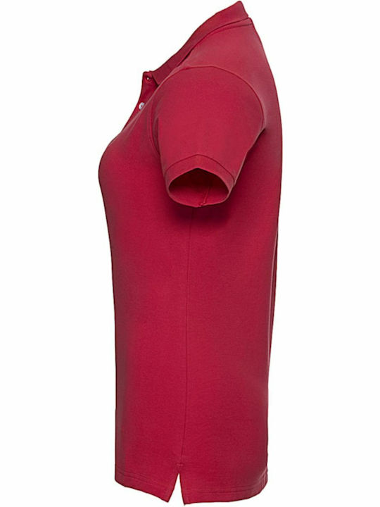 Russell Europe Γυναικείο Διαφημιστικό T-shirt Κοντομάνικο Classic Red
