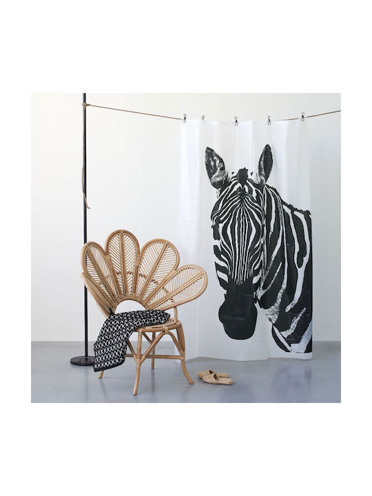 Sealskin Zebra Душ завеса 180x200см Черен