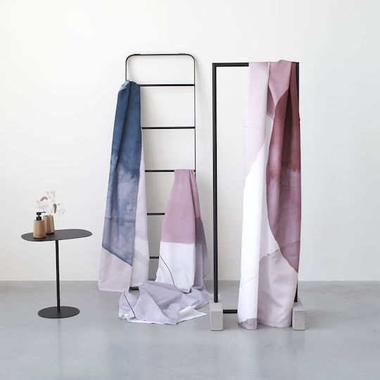 Sealskin Made Fabric Shower Curtain 180x200cm Pink