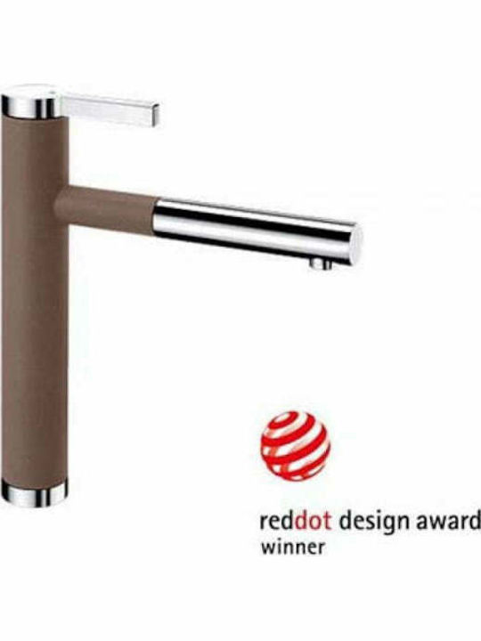 Blanco Linee-S Kitchen Faucet Counter with Shower Brown Blanco Linee-S Kitchen Faucet Counter with Shower Brown