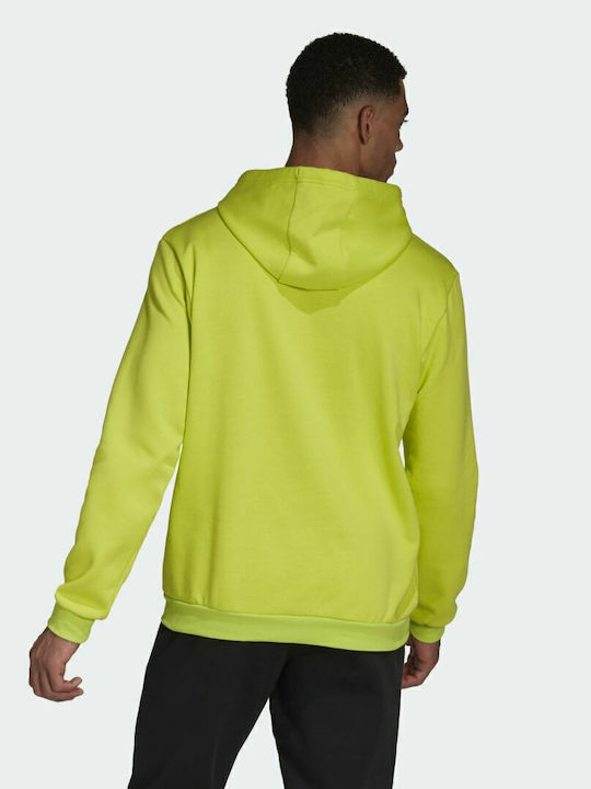 adidas Entrada 22 Φούτερ Πράσινο με Κουκούλα