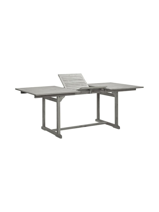 Tisch Ausziehbar Gray 150x100x75cm