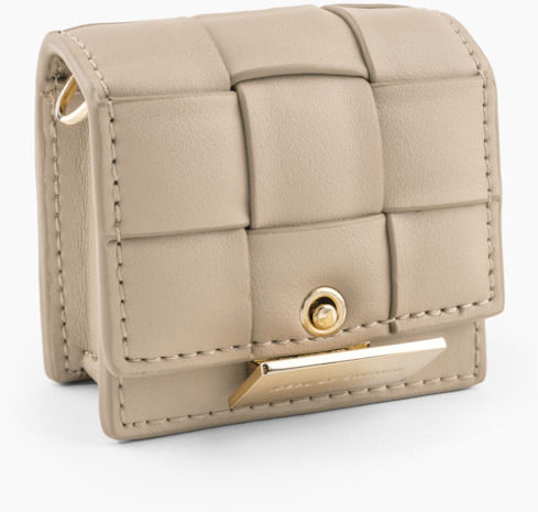 iDeal Of Sweden Statement Mini Bag Case Plastic with Hook Light Camel for Apple AirPods 1 / AirPods 2