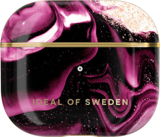iDeal Of Sweden Bedruckte Kunststoffhülle Golden Ruby Marble für Apple AirPods 3