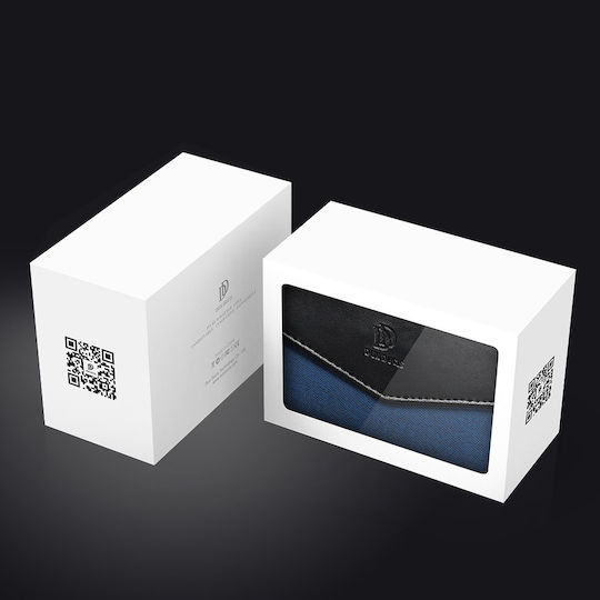 Dux Ducis Mix Series Θήκη Δερματίνης με Γάντζο σε Μαύρο χρώμα για Apple AirPods 3