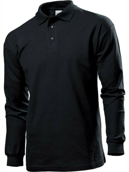 Stedman Men's Long Sleeve Promotional Blouse Black ST3400-BLO