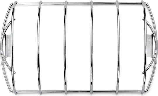 Weber Rib Rack Inox Grillrost mit Beinen 33.5cmx20.3cmcm für Rippchen