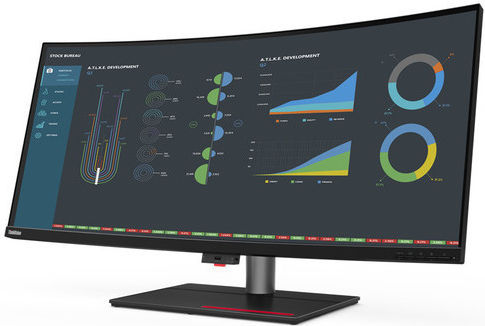 ThinkVision P40w-20 Ултраширок IPS Извит Монитор 39.7" 5120x2160 с Време на Реакция 4ms GTG