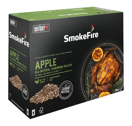 Weber Apple BBQ Smoking Pellet 8kg