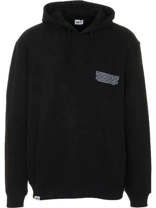 Hoof Men's Sweatshirt with Hood and Pockets Black