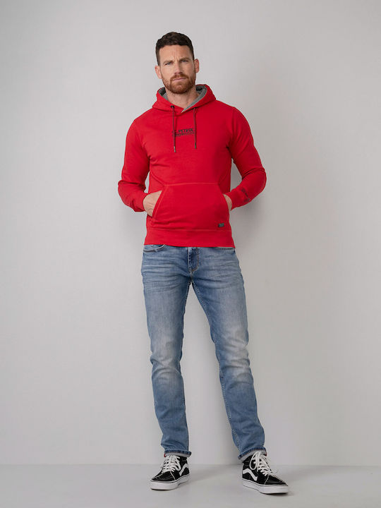 Sweatshirt with Hood Red