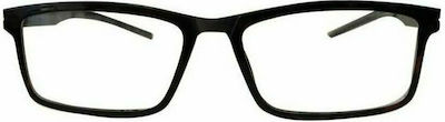 Zippo Men's Reading Glasses +2.00 in Black color 31Z-B20-BLK200