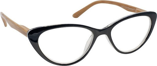 Eyelead Ε 204 Women's Reading Glasses +4.00 in Black color