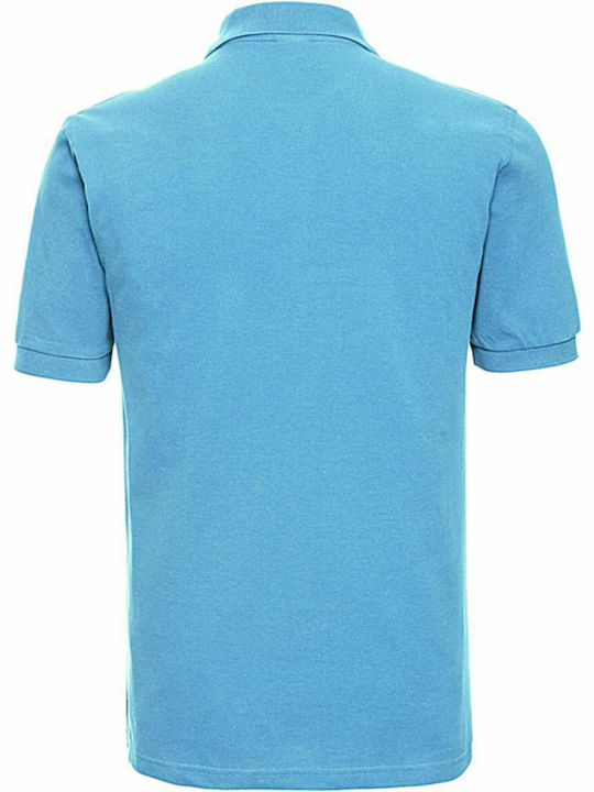 Russell Europe Men's Short Sleeve Promotional Blouse Turquoise