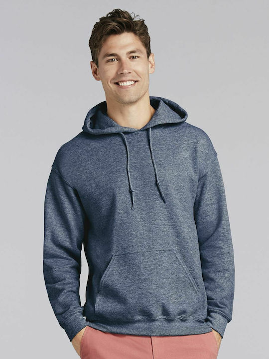 Gildan Heavy Blend Men's Long Sleeve Promotional Sweatshirt Heather Sport Dark Navy