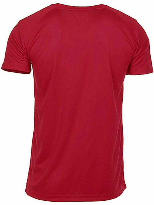 Stedman Active 140 Raglan Men's Short Sleeve Promotional T-Shirt Crimson Red