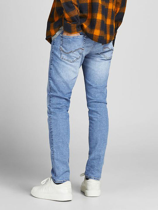 Jack & Jones Ανδρικό Παντελόνι Τζιν Ελαστικό σε Slim Εφαρμογή Γαλάζιο