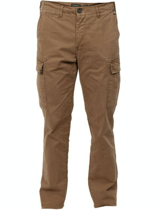 Trousers Cargo Elastic in Regular Fit tobacco