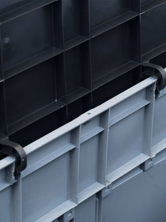 vidaXL Outdoor Storage Box 320lt Gray L119xW46xH60cm