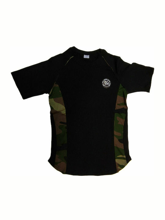 Men's T-Shirt Camo Camo / Black