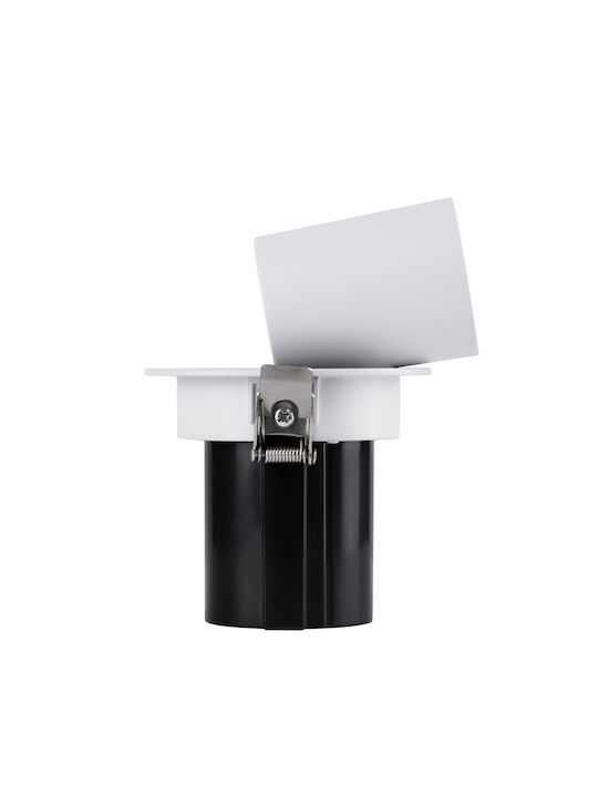 GloboStar Virgo-S Einzel LED Natürliches Weiß Spot in Weiß Farbe