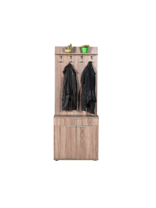 Hallway Möbel mit Kleiderständer & Schuhschrank Latte 73x36x187cm