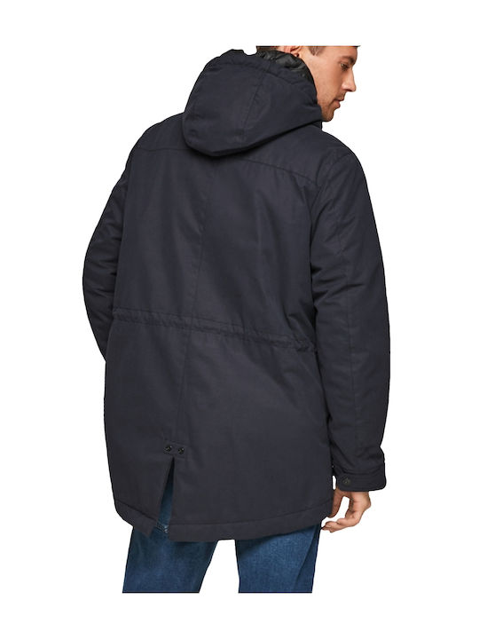 S.Oliver Men's Winter Jacket Navy Blue