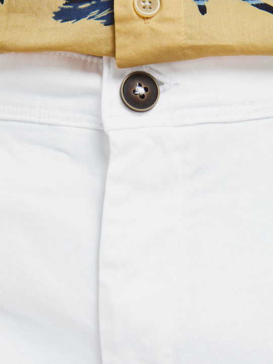 Men's Shorts Chino White