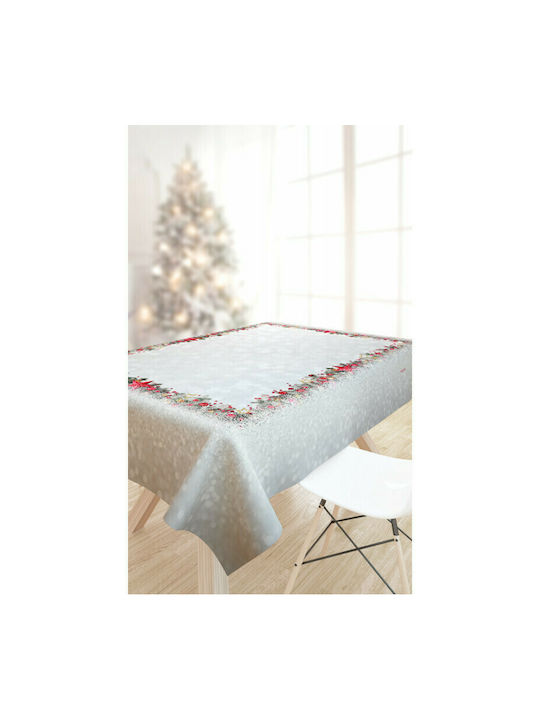 Saint Clair Christmas Fabric Tablecloth Ornament L220xW145cm 12702