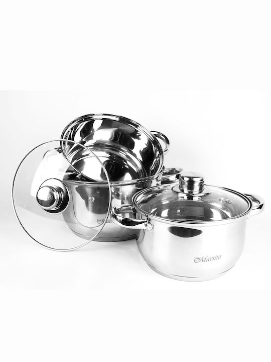 Maestro Töpfe Set Silver MR-2020 5Stück