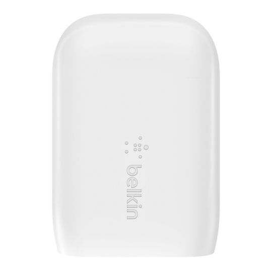 Belkin Φορτιστής Χωρίς Καλώδιο με Θύρα USB-A και Θύρα USB-C 32W Λευκός (Boost Charge Dual)
