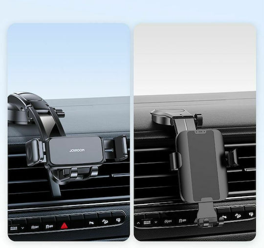 Joyroom Car Mobile Mount 4.7" - 6.7" with Adjustable Hooks Black