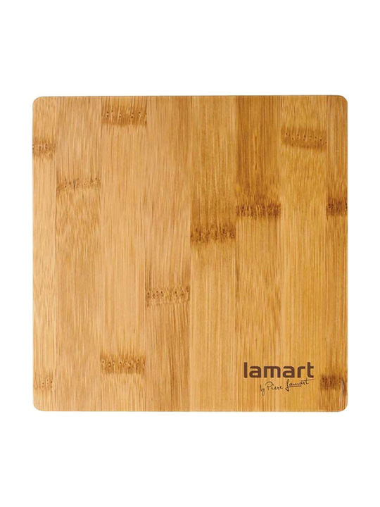 Lamart Θήκες Μπαχαρικών Γυάλινες σε Περιστρεφόμενη Βάση Καφέ 12τμχ