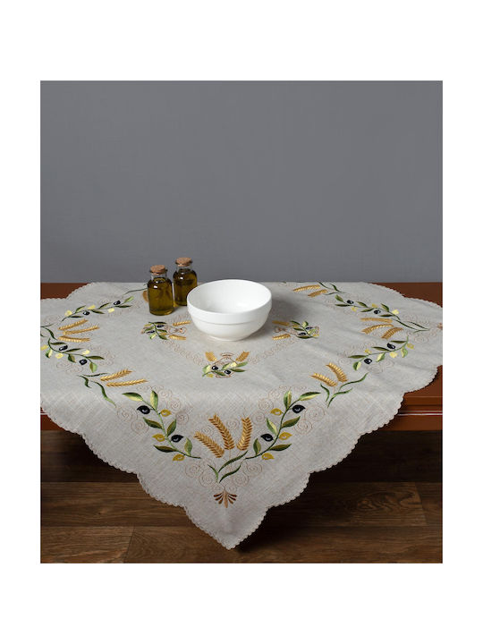 Silk Fashion Σουπλά Υφασμάτινο Μπεζ 45x30cm 12τμχ