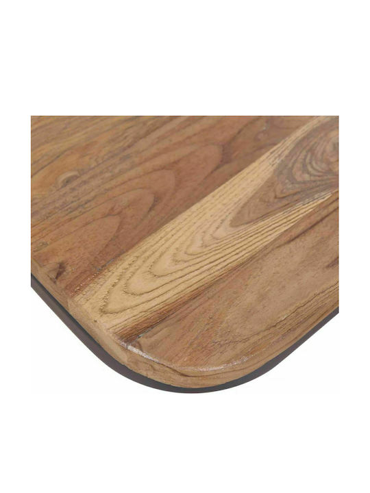Wooden Outdoor Chair Καφέ - Γκρι 4pcs 33x39x75cm