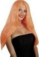 Carnival Wig Straight Orange 60cm