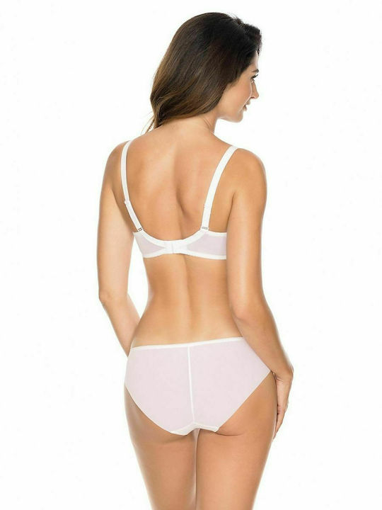 Gorteks Bra without Padding White