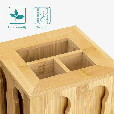 Navaris Wooden Capsule Stand for 80 Nespresso Pods 14x14x39cm 52544.01