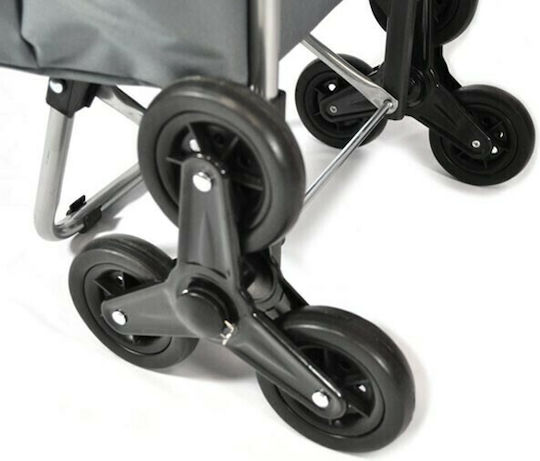 Step Stoff Einkaufswagen Klappbar Grün 34x33x95cm