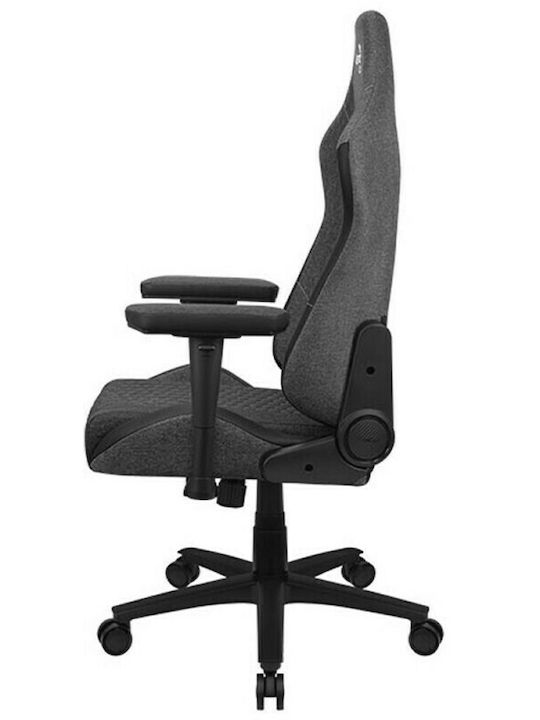 Aerocool Crown AeroWeave Геймърски стол с регулируеми подлакътници Ash Black