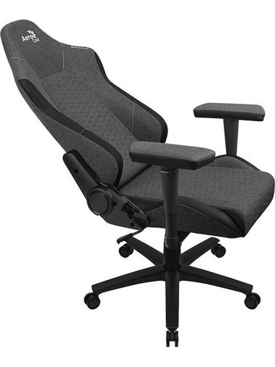 Aerocool Crown AeroWeave Геймърски стол с регулируеми подлакътници Ash Black