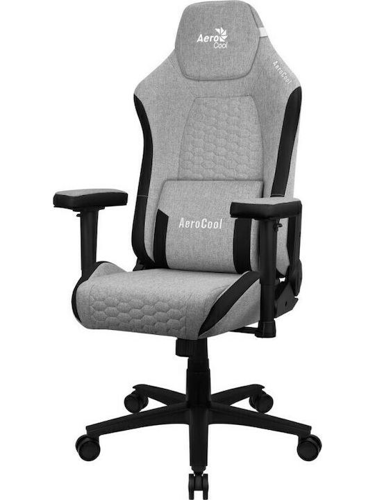 Aerocool Crown AeroWeave Геймърски стол с регулируеми подлакътници Ash Grey