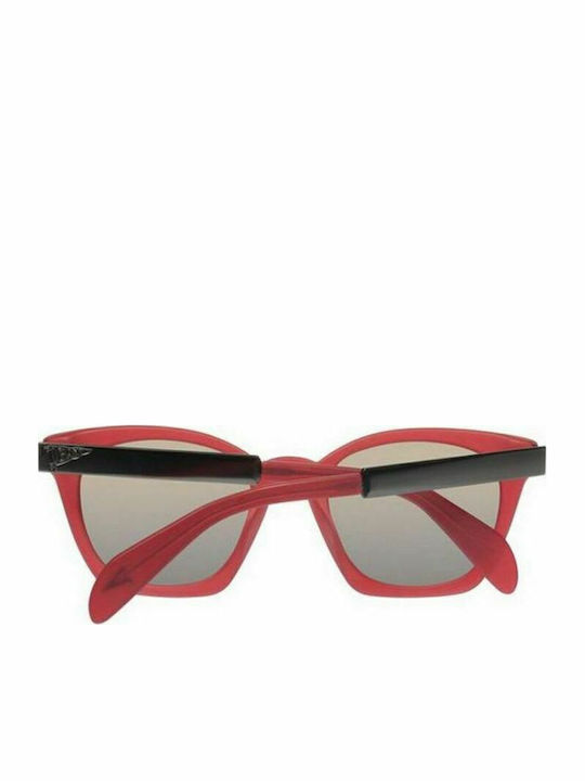 Gant Men's Sunglasses with Red Plastic Frame and Gray Lens GSMBMATTRD 100G