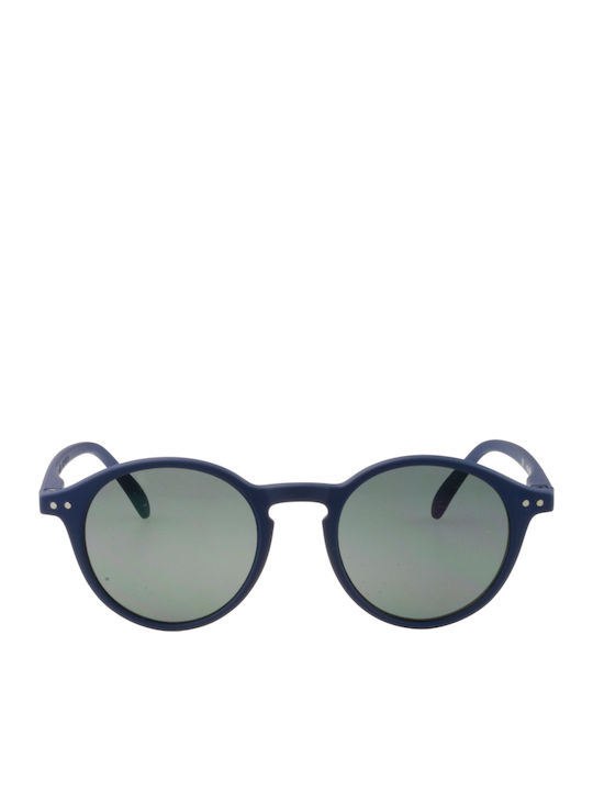 Izipizi Unisex Γυαλιά Ηλίου με Κοκκάλινο Σκελετό Navy Blue