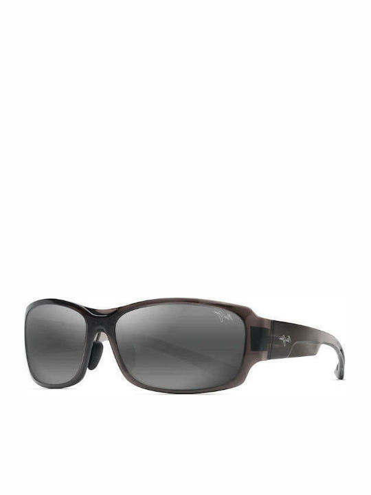 Maui Jim Sonnenbrillen mit Gray Rahmen und Gray Polarisiert Linse 441-11A