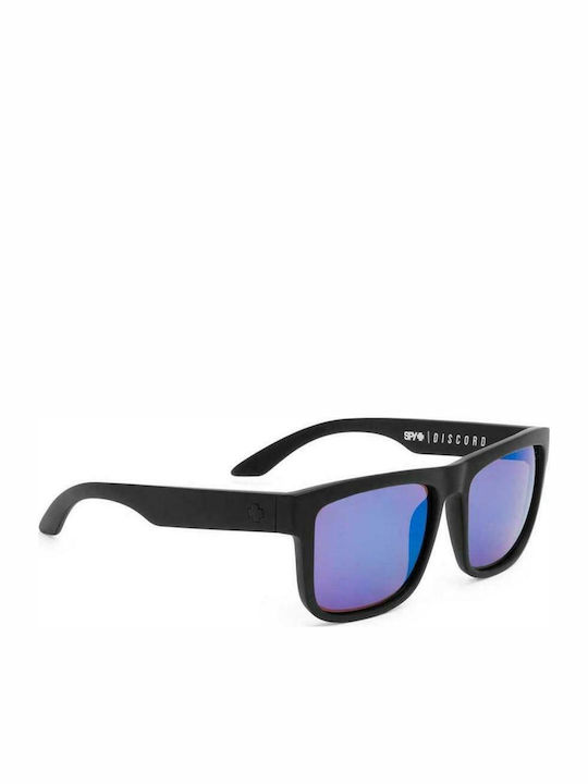 Spy Bărbătești Ochelari de soare cu Negru Cadru și Albastru Polarized Oglindă Lentilă 673119374280