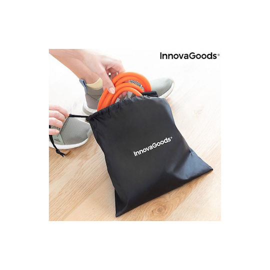 InnovaGoods Ελαστικοί Ιμάντες Γυμναστικής Σετ 2τμχ Πορτοκαλί με Οδηγό Προπόνησης Bootrainer 0.06m